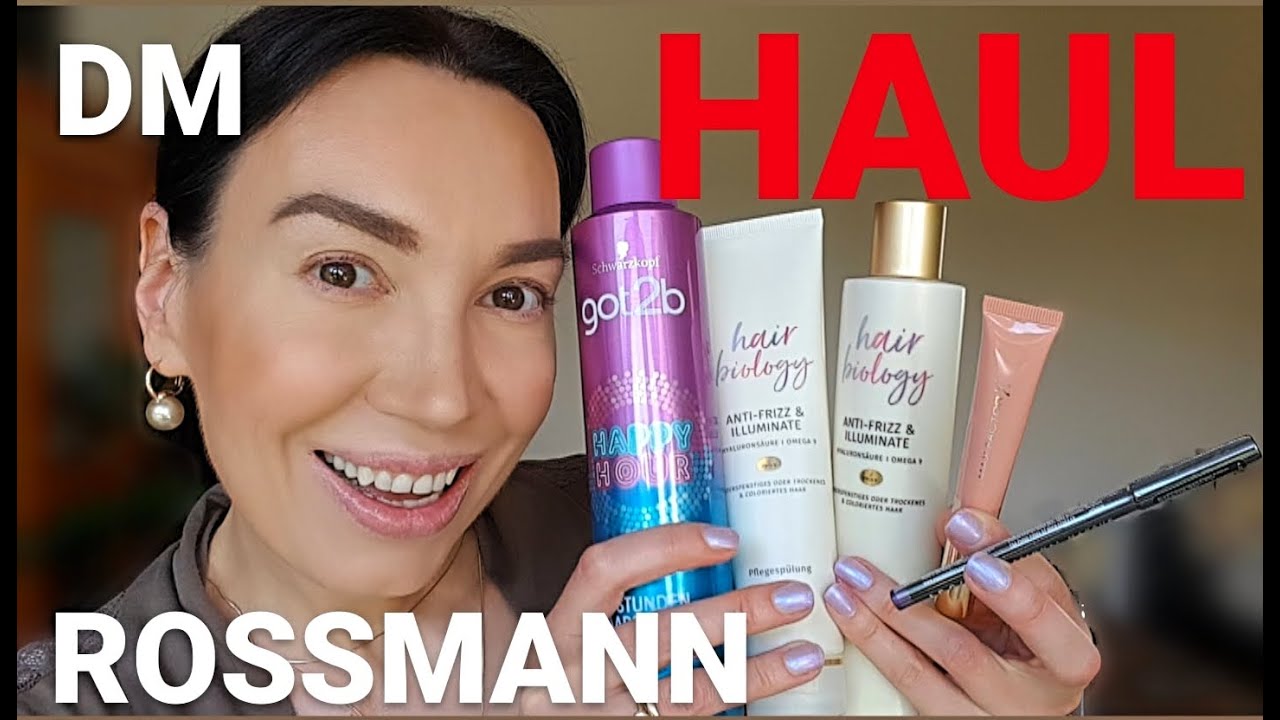 Rossmann Dm Haul Beste Drogerie Haarpflege Hair Biology Max Factor Clarins Dupes Natali Nordbeauty Youtube