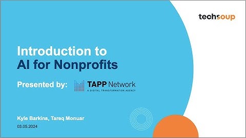 Introduction to AI for Nonprofits