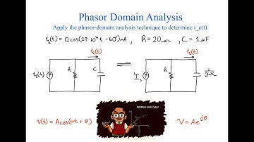 Apply the phasor-domain analysis technique to determine the current i_c(t) -  AC Analysis