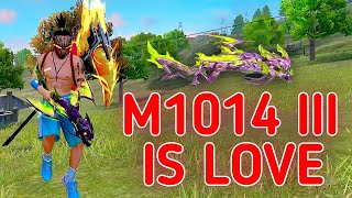 SOLO VS SQUAD || M1014 III IS LOVE❤️ POWERFUL GAMEPLAY WITH MOST POWERFULL GUN IN FF || ALPHA FF