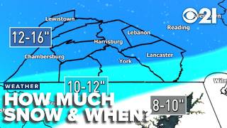 BIG SNOW AND BITTER COLD: How much to expect and when