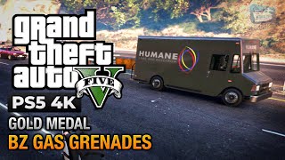 Gta 5 Ps5 - Mission - Bz Gas Grenades D Medal Guide - 4K 60Fps