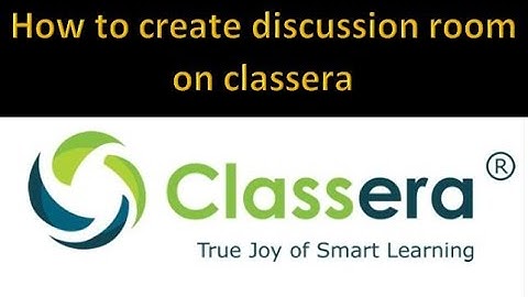 how to create discussion room to make class interactive