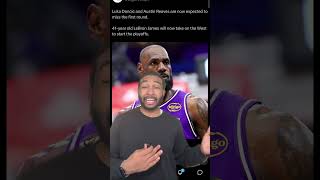 If LeBron wins a series without Luka/Reaves … GOAT convo over? 🤔