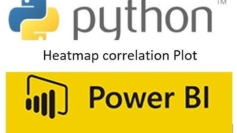 Python in Power BI, part 4 : Correlation heatmap