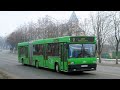 Молодечно. Поездка в автобусе МАЗ-105.065, Г/№ AE 2638-5, маршрут №18а (14.11.2021)