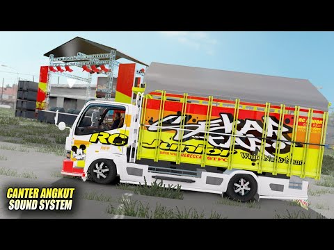  Truk  Canter  Antar Sound System Via Valen ETS2 Sekar  Taro  