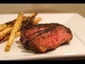 Java Crusted New York Strips with Chocolate Stout Glaze Recipe