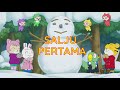 Bermain Salju Pertama | Kartun Anak Bahasa Indonesia | Shimajiro Bahasa Indonesia