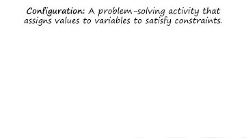 Defining Configuration - Georgia Tech - KBAI: Part 4