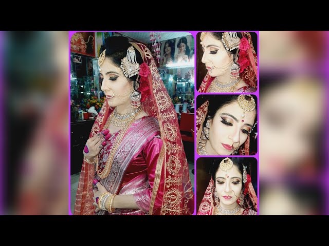 Bengali Wedding Makeover|| HD Bridal Makeup ||বিয়ের বউ সাজ || Makeover By Moushumi class=