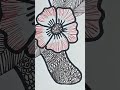 letter A doodle art #shortsvideo #viral