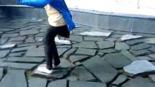 walking on stones in eagles meadow x :P