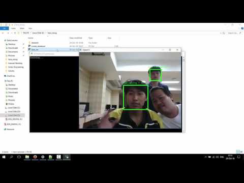 การรู้จำใบหน้าผ่านกล้อง  Webcam ด้วย Python และ  OpenCV
