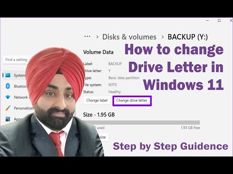 How To Change Drive letter In Windows 11 guided step by step.