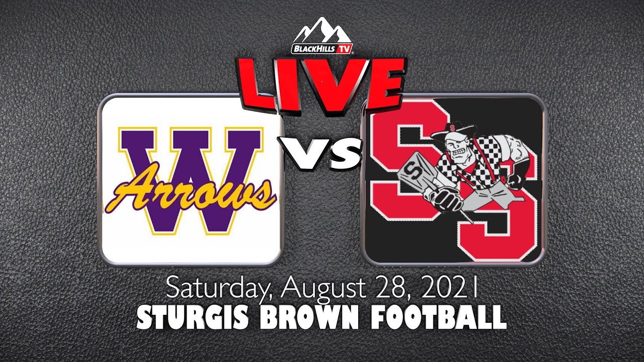 STURGIS BROWN FOOTBALL Watertown Arrows vs Sturgis Scoopers LIVE
