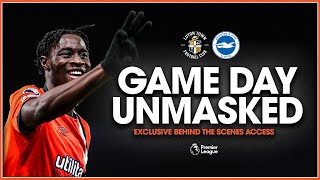 Adebayo Hat-Trick!! 🤯🪄 | GAME DAY UNMASKED | Luton 4-0 Brighton