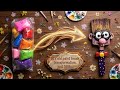 How to Turn Waste Paint Brush into Art Man using Air Dry Clay | Live DIY @MaffDIYZone