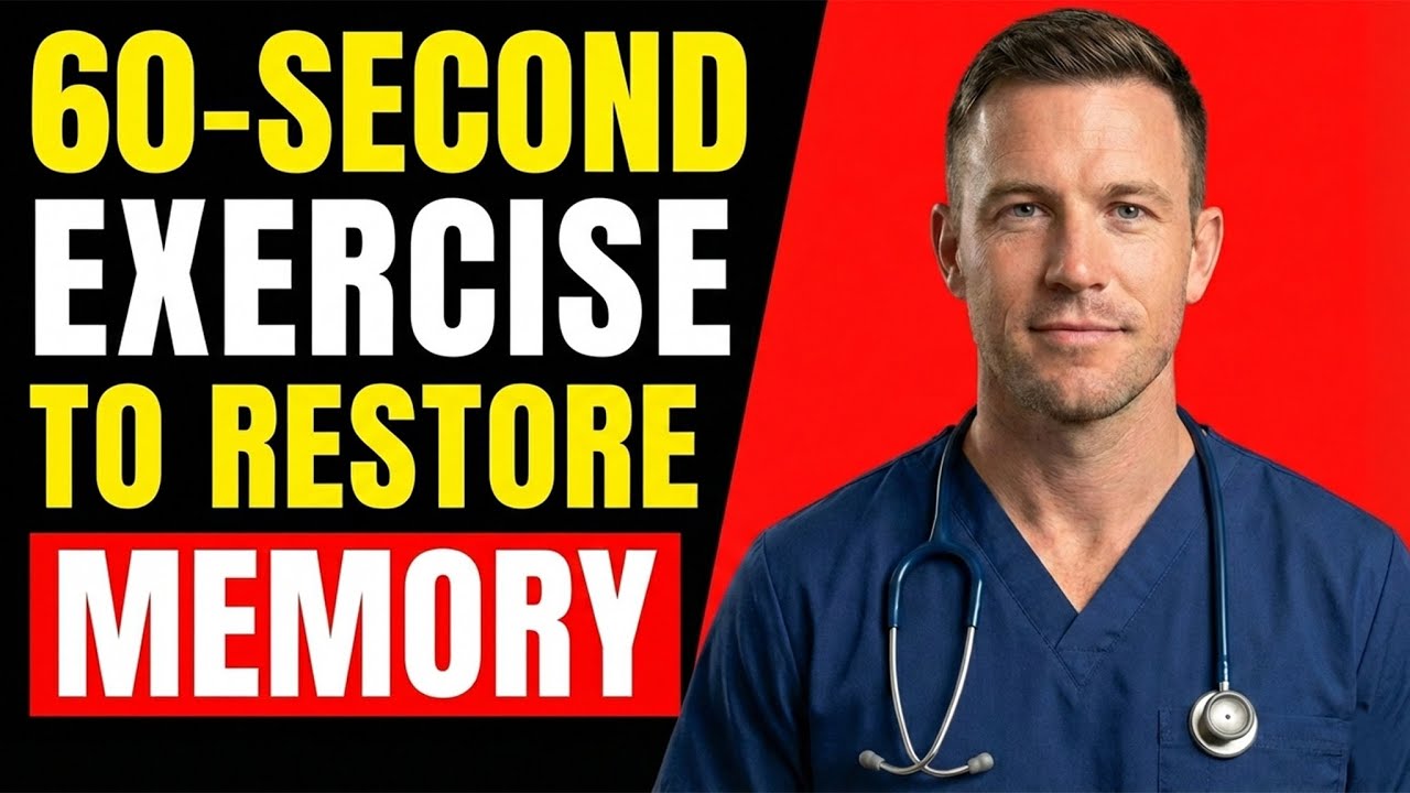 Over 70?  This 60 Seconds Exercise Restores Your Memory | Senior Health Tips