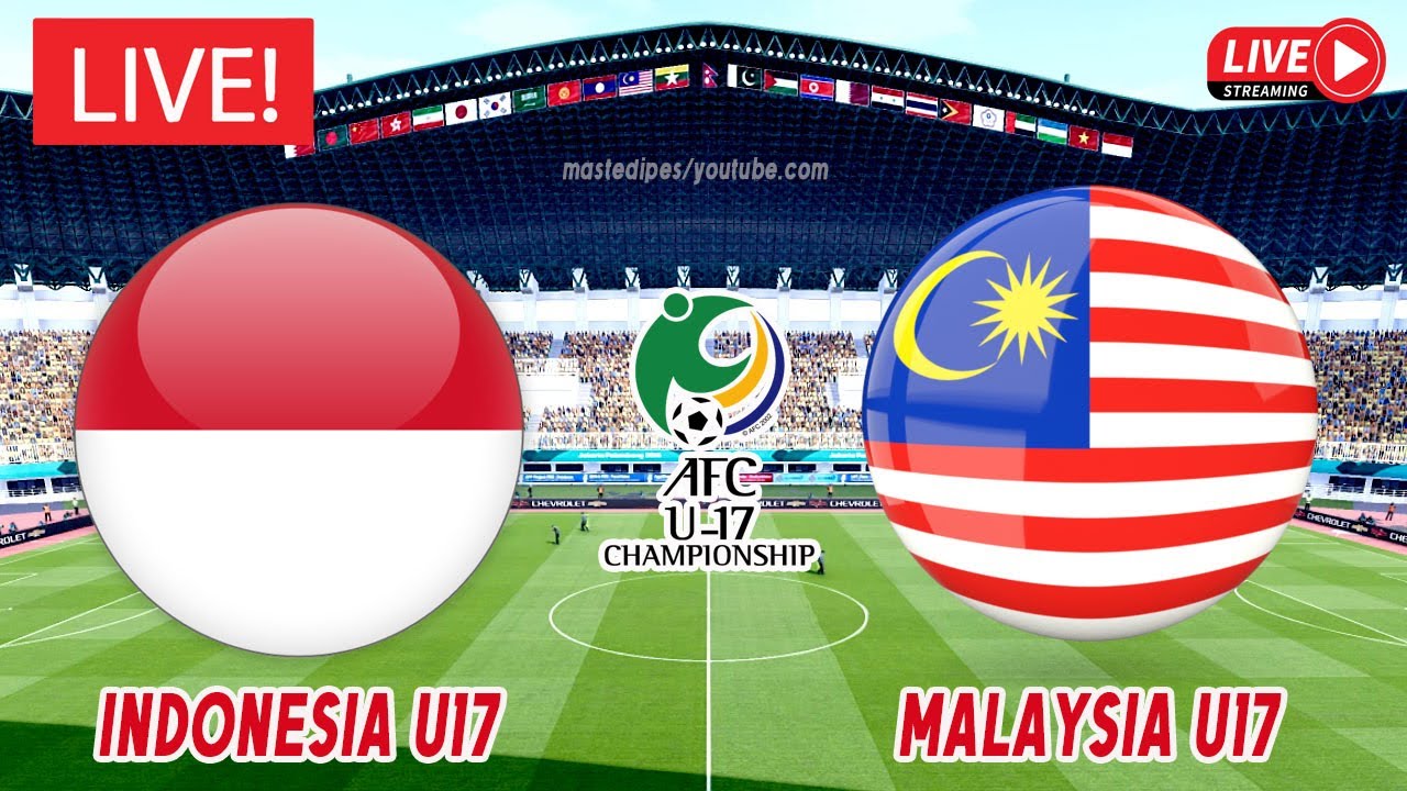 INDONESIA U17 VS MALAYSIA U17 | AFC ASIAN CUP U17 QUALIFIERS 2023 FULL ...