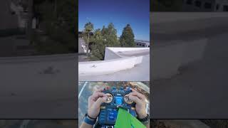 Drone almost gets STUCK on roof! #gaming #rc #shorts #drone