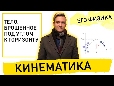 Кинематика: Тело, брошенное под углом к горизонту