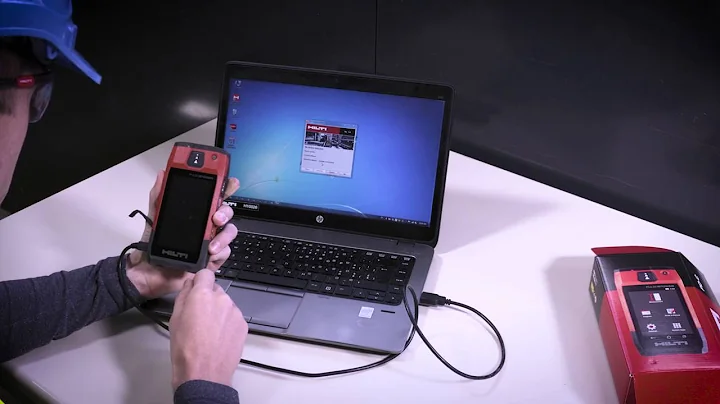 HOW TO update the Hilti PD-C laser range measurer
