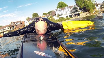 Learn How to Roll a Sea Kayak with a Paddle Float - Sculling - Technique