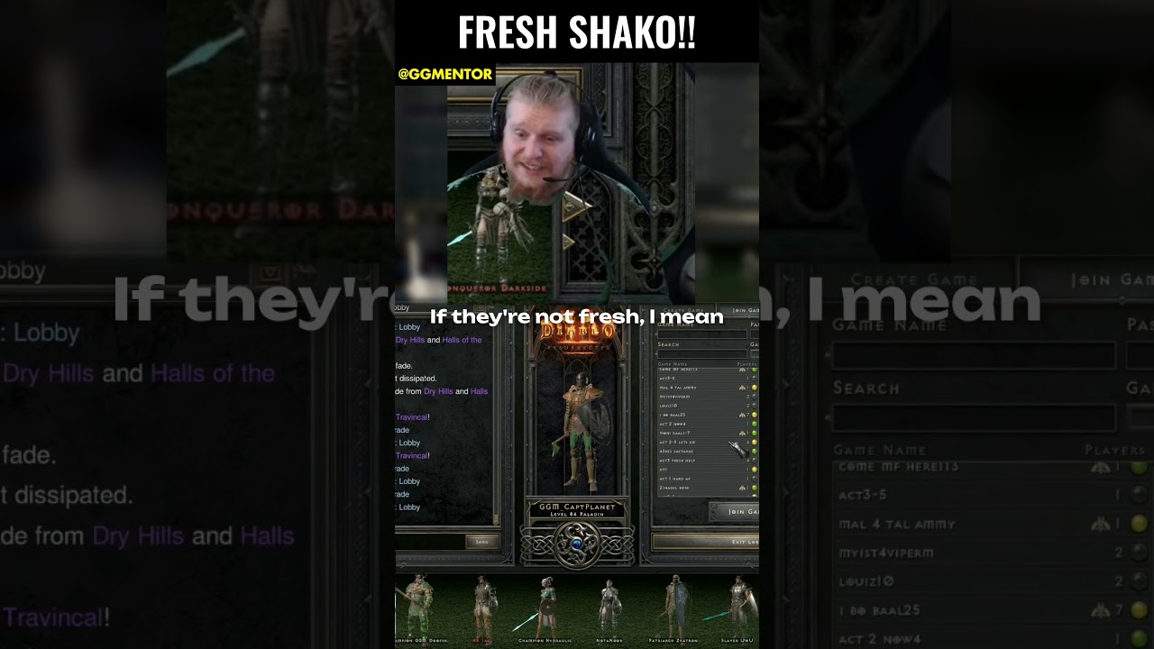 D2R RotW - Fresh Shakos (Not Moldy)