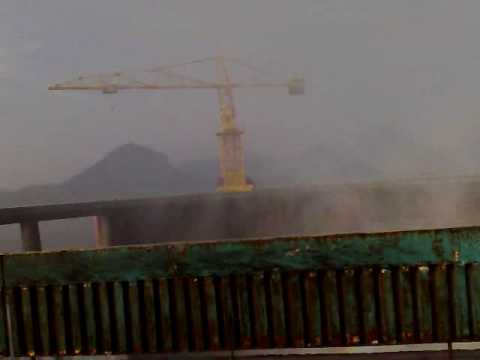 Jatiluhur Dam Indonesia, Fast flowing water tapped...