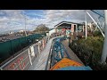 Pov  roller coaster pipeline seaworld orlando  2024  front