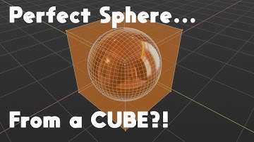 Turn a CUBE into a PERFECT SPHERE (w/o Cast Modifier)! - Blender 2.83