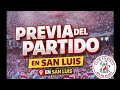 Previa de los hinchas en san Luis locura millonaria 🐔⚪🔴⚪