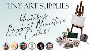 YouTube's Biggest Miniature Collab: Making Miniature Art & Craft Supplies!