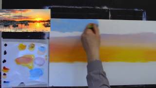 painting a Sunset part 1
