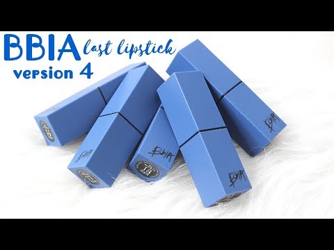 BIYW Review Chapter: #107 BBIA LAST LIPSTICK VERSION 4 SWATCH & REVIEW