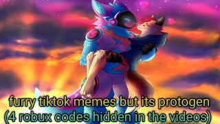 furry tiktok memes but it's protogens (4 hidden robux codes in the video)