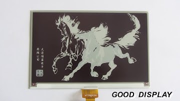 7.5 inch color higher resolution red large e-paper display e-ink screen module