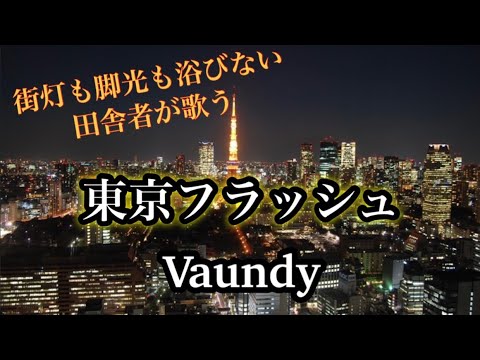 【東京フラッシュ／Vaundy】歌ってみた（カラオケ）歌詞付き