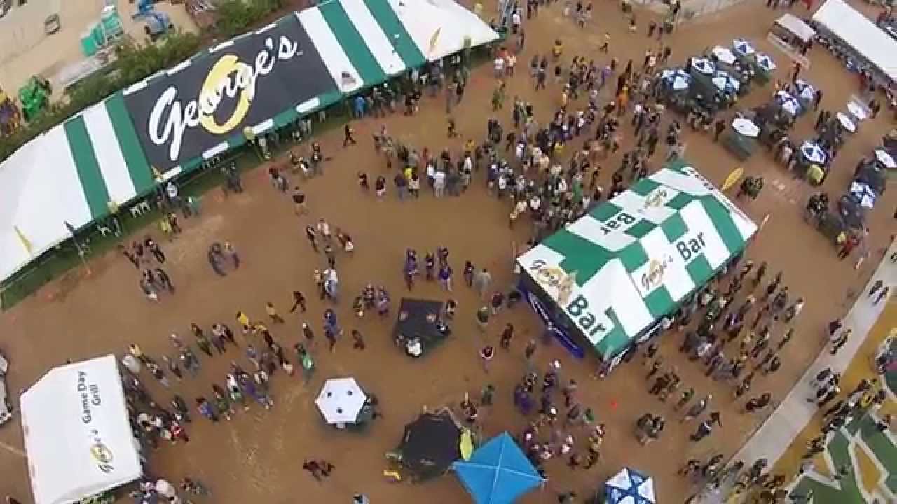 sicem on a chicken Baylor VS TCU Tailgating Flyover @Georges Party Zone