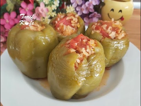 ETLİ (KIYMALI) BİBER DOLMASI Nasıl Yapılır?