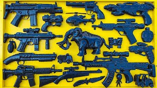 Membersihkan Nerf Guns, AK47 Nerf, Shotgun Nerf, Sniper Rifle, MP5 Nerf, M16 Nerf, Nerf Pistol