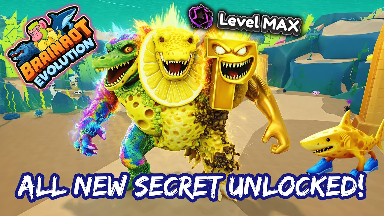 Wow! I Got All New Secret in Brainrot Evolution Roblox - Update 40!