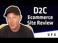 D2c ecommerce website strategy