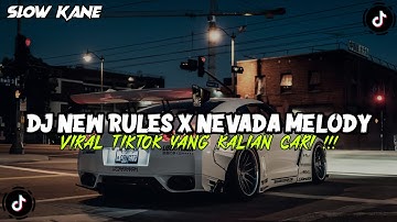 DJ NEW RULES X NEVADA MELODY SLOW KANE VIRAL TIKTOK YANG KALIAN CARI TERBARU 2025 !!!