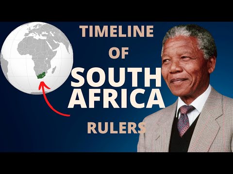 Timeline of Rulers of South Africa (1910 - 2023)