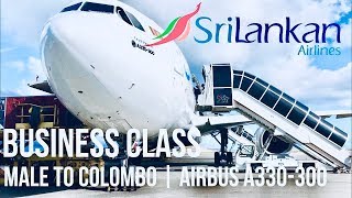 SriLankan Airlines Business Class Malé to Colombo | Airbus A330-300