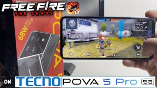 Free Fire: The Chaos GAME TEST on Tecno Pova 5 Pro 5G || ULTRA SETTINGS PERFOMANCE! [PART 1]