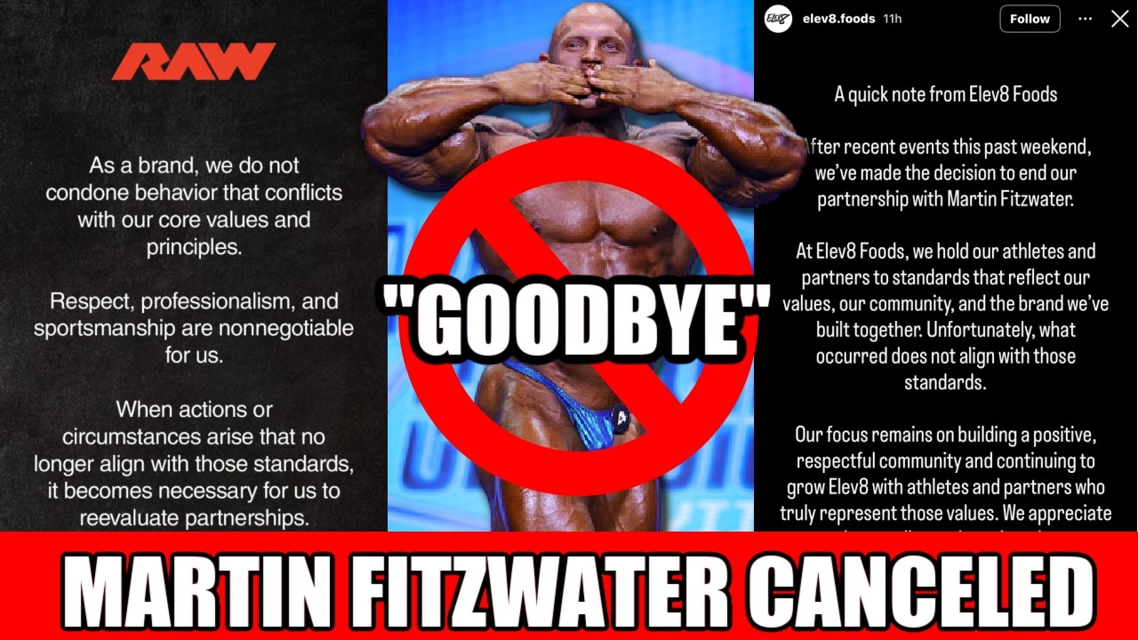 Martin Fitzwater has lost all of his sponsors as a result of his actions at the 2026 Arnold Classic
