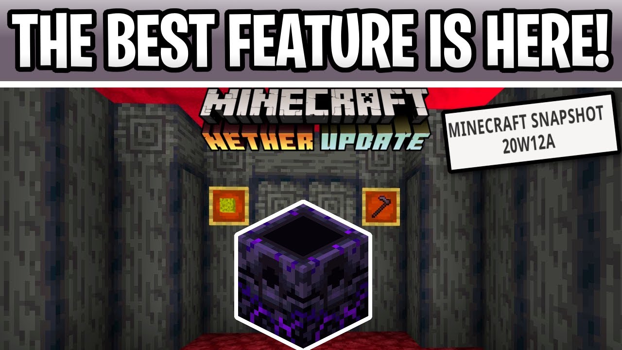 Minecraft Respawn Anchor!!! The BEST 1.16 Nether Update Feature Ever